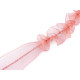 Organza pull / ruffle ribbon width 26 mm with lurex - White (15 Meters) Organza pull / ruffle ribbon width 26 mm with lurex - White (15 Meters)