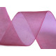 Organza ribbon width 40 mm - Pink middle (1 Meter) Organza ribbon width 40 mm - Pink middle (1 Meter)