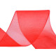 Organza ribbon width 40 mm - Pink middle (1 Meter) Organza ribbon width 40 mm - Pink middle (1 Meter)