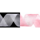 Organza ribbon width 40 mm - Pink middle (1 Meter) Organza ribbon width 40 mm - Pink middle (1 Meter)