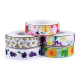 Flower print ribbon 25 mm - Multicolor (1 Meter) Flower print ribbon 25 mm - Multicolor (1 Meter)