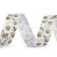 Flower print ribbon 25 mm - Multicolor (1 Meter) Flower print ribbon 25 mm - Multicolor (1 Meter)