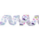 Flower print ribbon 25 mm - Multicolor (1 Meter) Flower print ribbon 25 mm - Multicolor (1 Meter)