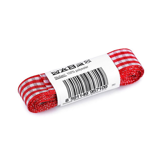 Wstążka szerokość 15 mm kratka - Czerwony (3 Metry) Wstążka szerokość 15 mm kratka - Czerwony (3 Metry)