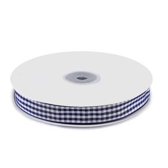 Wstążka szerokość 15 mm kratka - Czerwony (3 Metry) Wstążka szerokość 15 mm kratka - Czerwony (3 Metry)