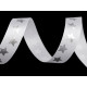 Christmas satin ribbon stars width 20 mm - Red (1 Meter) Christmas satin ribbon stars width 20 mm - Red (1 Meter)