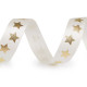 Christmas satin ribbon stars width 20 mm - Red (1 Meter) Christmas satin ribbon stars width 20 mm - Red (1 Meter)