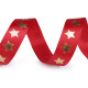 Christmas satin ribbon stars width 20 mm - Red (1 Meter) Christmas satin ribbon stars width 20 mm - Red (1 Meter)