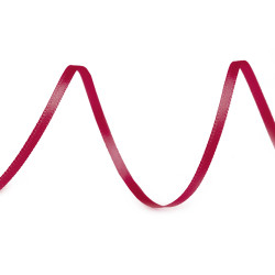Atlasband / satinband beidseitig breite 3 mm - Bordeaux hell (120 Meter)