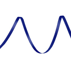 Atlasband / satinband beidseitig breite 3 mm - Dunkelblau (120 Meter)