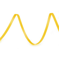 Atlasband / satinband beidseitig breite 3 mm - Gelb (120 Meter)