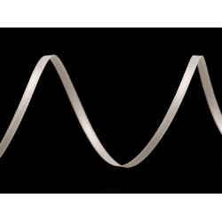 Atlasband / satinband beidseitig breite 3 mm - Créme sehr hell (120 Meter)