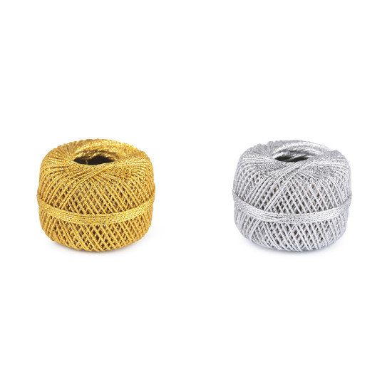 Ață / fir cu aspect metalic, ø1 mm - Auriu (1 Bucată) Ață / fir cu aspect metalic, ø1 mm - Auriu (1 Bucată)