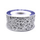 Christmas ribbon spider web with glitter width 40 mm - White (9 Meters) Christmas ribbon spider web with glitter width 40 mm - White (9 Meters)