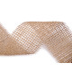 Jute ribbon width 50 mm - Natural burlap (10 Meters) Jute ribbon width 50 mm - Natural burlap (10 Meters)