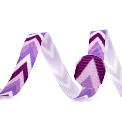 Wstążka rypsowa / lampas szerokość 10 mm - Fioletowy (20 Metry)