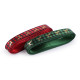 Christmas satin ribbon checkered width 16 mm, reindeer - Red (21 Meters) Christmas satin ribbon checkered width 16 mm, reindeer - Red (21 Meters)