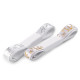 Christmas satin ribbon width 16 mm, snowflakes - White (3 Meters) Christmas satin ribbon width 16 mm, snowflakes - White (3 Meters)