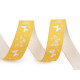 Cotton ribbon width 15 mm butterflies - Yellow (20 Meters) Cotton ribbon width 15 mm butterflies - Yellow (20 Meters)