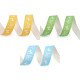 Cotton ribbon width 15 mm butterflies - Yellow (20 Meters) Cotton ribbon width 15 mm butterflies - Yellow (20 Meters)
