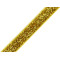 Samt-lurexband breite 10 mm - Gold (1 Meter)