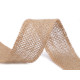 Jute ribbon width 40 mm - Natural burlap (45 Meters)