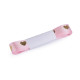 Ruban satiné avec impression cœur métallisée, largeur 16 mm - Blanc (90 Mètres) Ruban satiné avec impression cœur métallisée, largeur 16 mm - Blanc (90 Mètres)