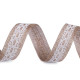 Ruban de jute avec dentelle, largeur 25 mm - Ecru natural (1 Mètre) Ruban de jute avec dentelle, largeur 25 mm - Ecru natural (1 Mètre)