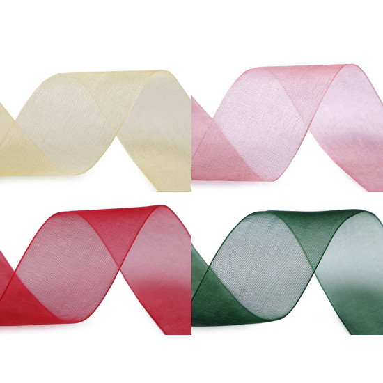 Wstążka monofilowa szerokość 38 mm - Czerwony (50 Metry) Wstążka monofilowa szerokość 38 mm - Czerwony (50 Metry)