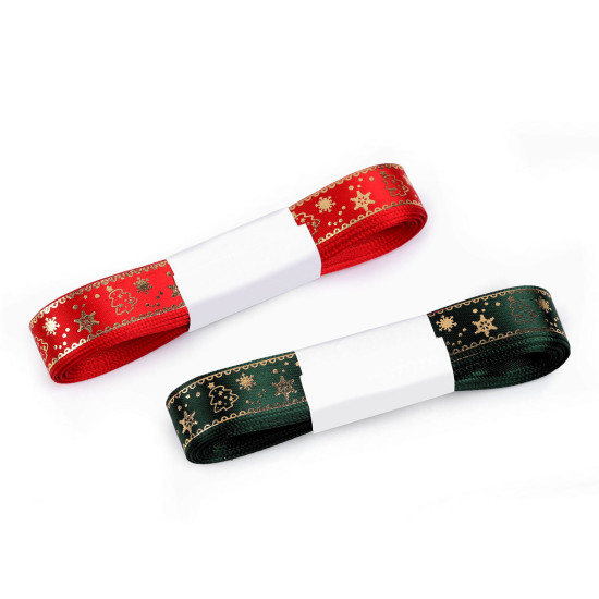 Christmas satin ribbon 15 mm - Red (5 Meters) Christmas satin ribbon 15 mm - Red (5 Meters)