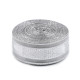 Christmas ribbon with lurex width 40 mm, tree - White (54 Meters) Christmas ribbon with lurex width 40 mm, tree - White (54 Meters)