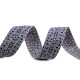 Trimming ribbon width 25 mm - Black-blue (18 Meters) Trimming ribbon width 25 mm - Black-blue (18 Meters)