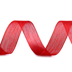 Ribbon width 25 mm - Red (25 Meters)