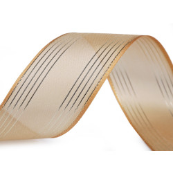 Band mit lurex breite 40 mm - Gold (100 Meter)