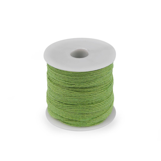Wstążka jutowa szerokość 6 mm - Czerwony (20 Metry) Wstążka jutowa szerokość 6 mm - Czerwony (20 Metry)