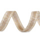 Ruban en jute avec lurex, largeur 15 mm - Noir (5 Mètres) Ruban en jute avec lurex, largeur 15 mm - Noir (5 Mètres)