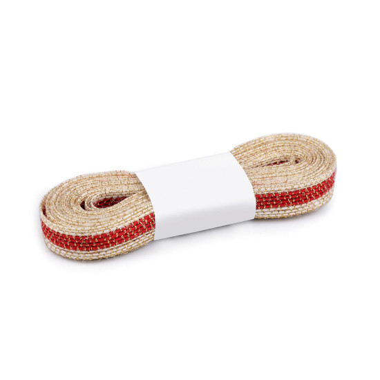 Ruban en jute avec lurex, largeur 15 mm - Noir (5 Mètres) Ruban en jute avec lurex, largeur 15 mm - Noir (5 Mètres)