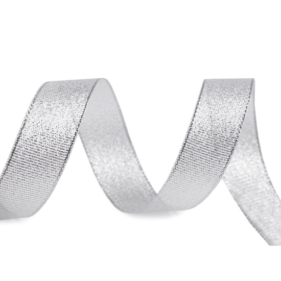 Wstążka brokatowa z lureksem szerokość 20 mm - Złoty (1 Metr) Wstążka brokatowa z lureksem szerokość 20 mm - Złoty (1 Metr)