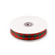 Checkered ribbon with lurex width 25 mm - Red (45 Meters)