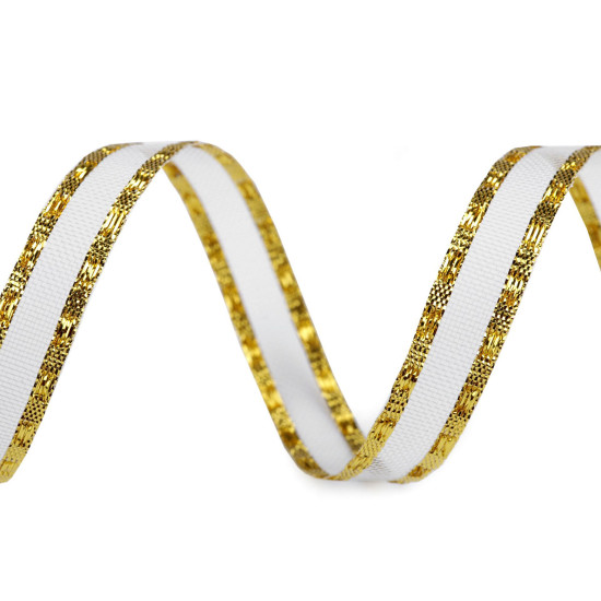 Panglica cu lurex latime 11 mm - Argintiu (90 Metri) Panglica cu lurex latime 11 mm - Argintiu (90 Metri)