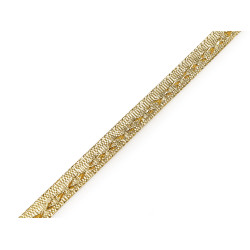 Lurex ribbon width 13 mm - Gold (1 Meter)