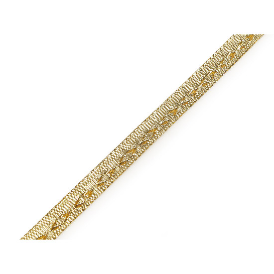 Lurex ribbon width 13 mm - Gold (1 Meter)