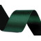 Atlasband beidseitig mit lurexglanz, breite 40 mm - Dunkelgrün (1 Meter)