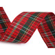 Checkered ribbon width 40 mm - Beige (1 Meter)