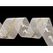 Karácsonyi monofil szalag 25 mm sifon - Krém világos (3 Méterek)