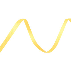 Ruban gros-grain, largeur 3 mm - Jaune (150 Mètres)