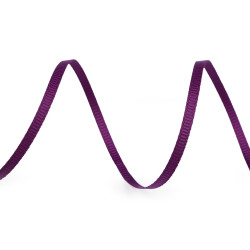 Wstążka rypsowa / troczki szerokość 3 mm - Fioletowy purpurowy (150 Metry)