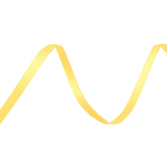 Grosgrain ribbon / loop width 5 mm - White yellow (450 Meters) Grosgrain ribbon / loop width 5 mm - White yellow (450 Meters)