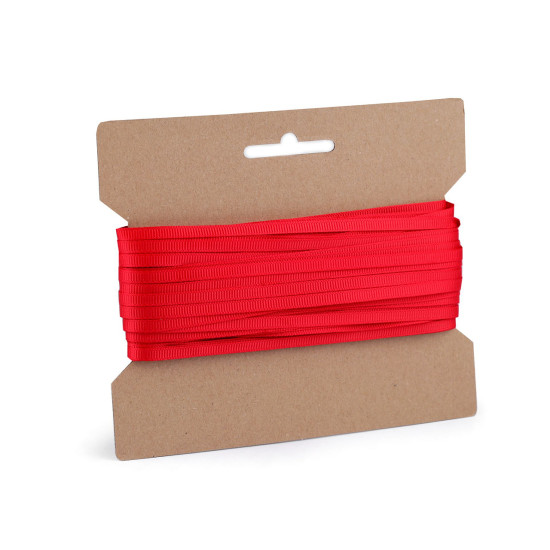 Grosgrain ribbon / loop width 5 mm - White yellow (450 Meters) Grosgrain ribbon / loop width 5 mm - White yellow (450 Meters)