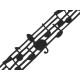 Laser-cut tape / ribbon, musical notes, width 30 mm - Black (18 Meters) Laser-cut tape / ribbon, musical notes, width 30 mm - Black (18 Meters)